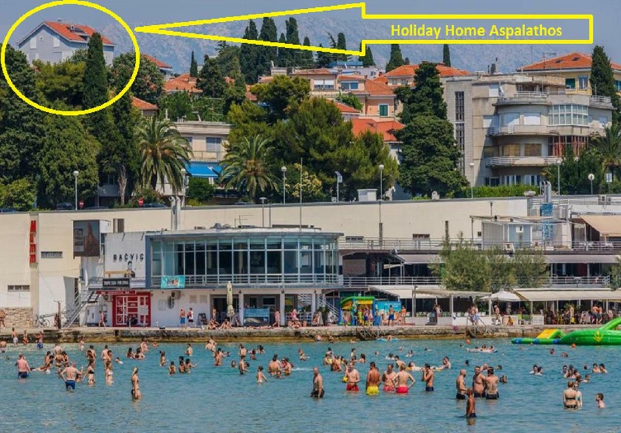Holiday Home Aspalathos - With Free Parking, Near The Beach, A Few Minutes' Walking Distance To The Unesco Palace Сплит Экстерьер фото